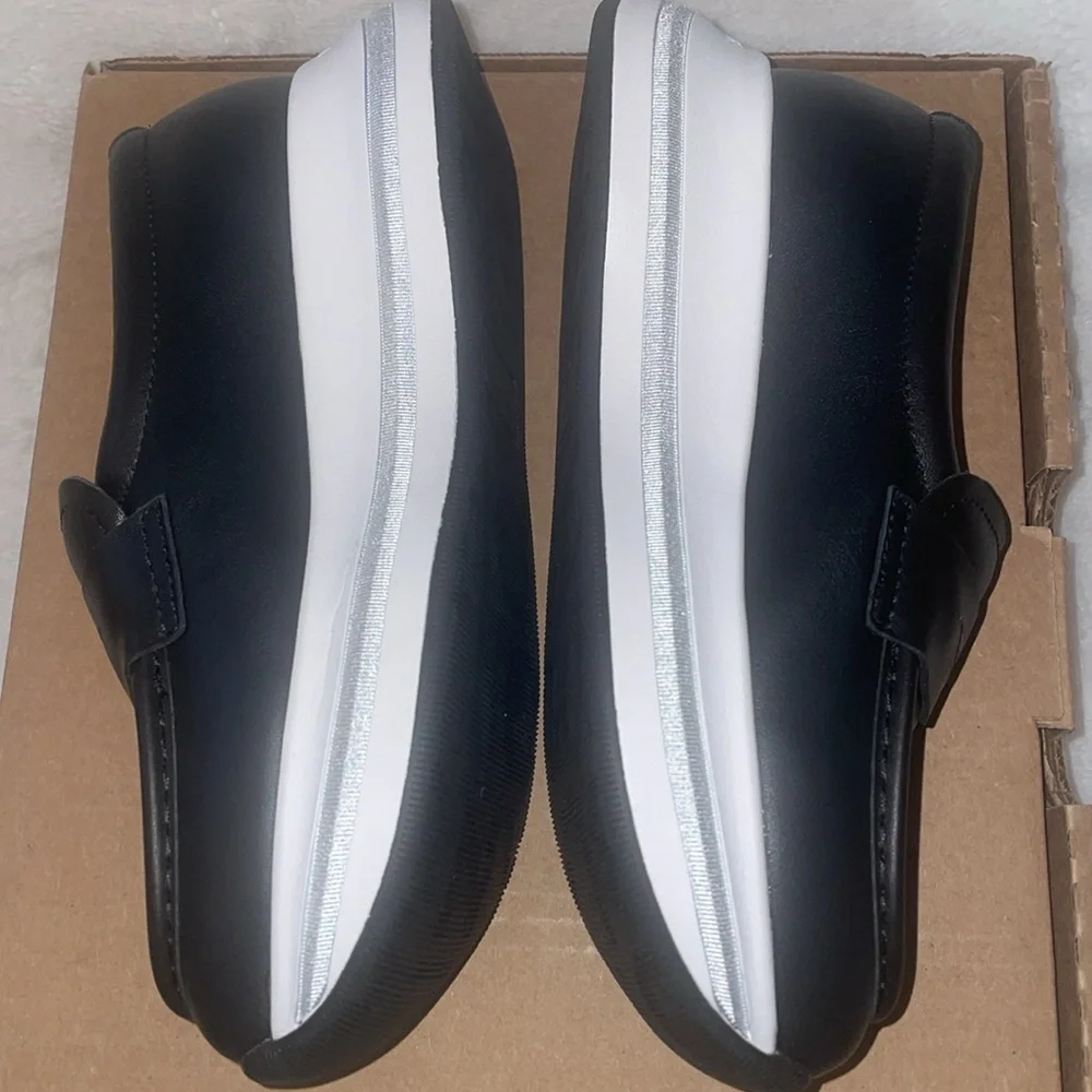 NWT VOILE BLANCHE MERRY Penny Loafer in Black - Picture 13 of 15